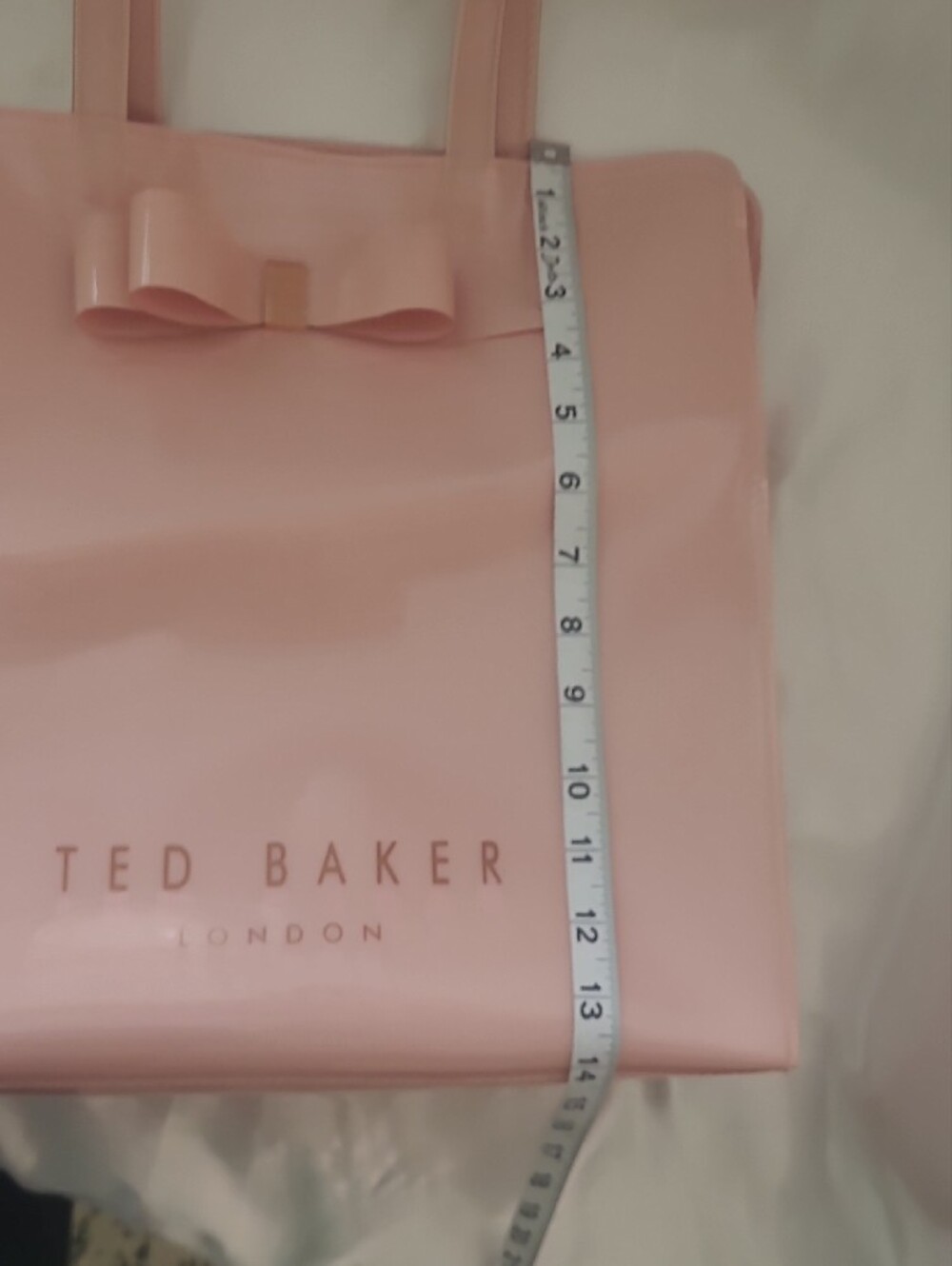 Ted Baker Pale Pink Bow-Accent Tote - Picture 12 of 13